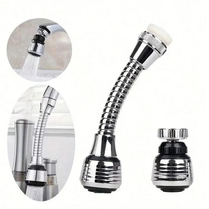 360° Adjustment Kitchen Faucet Extender Dual Mode Water Saving Pressurizer