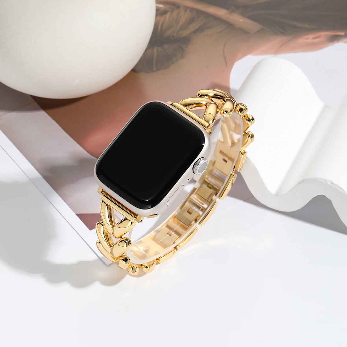 Heart Shaped Bracelet Watch Band
