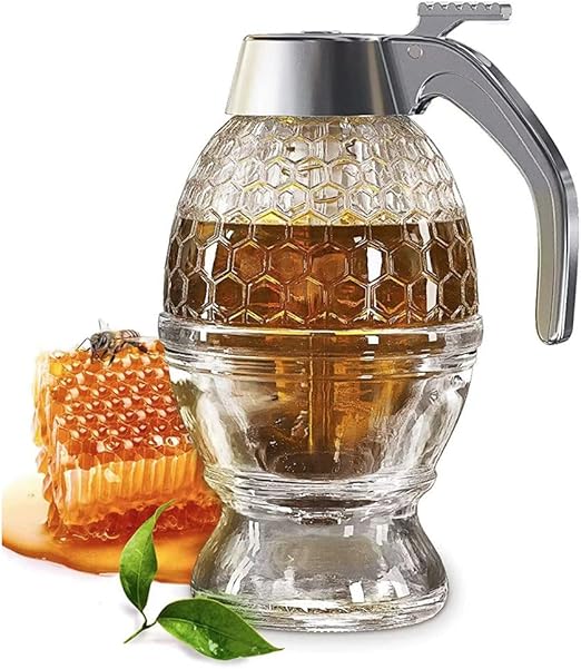 Versatile Honey Dispenser With Storage Rack