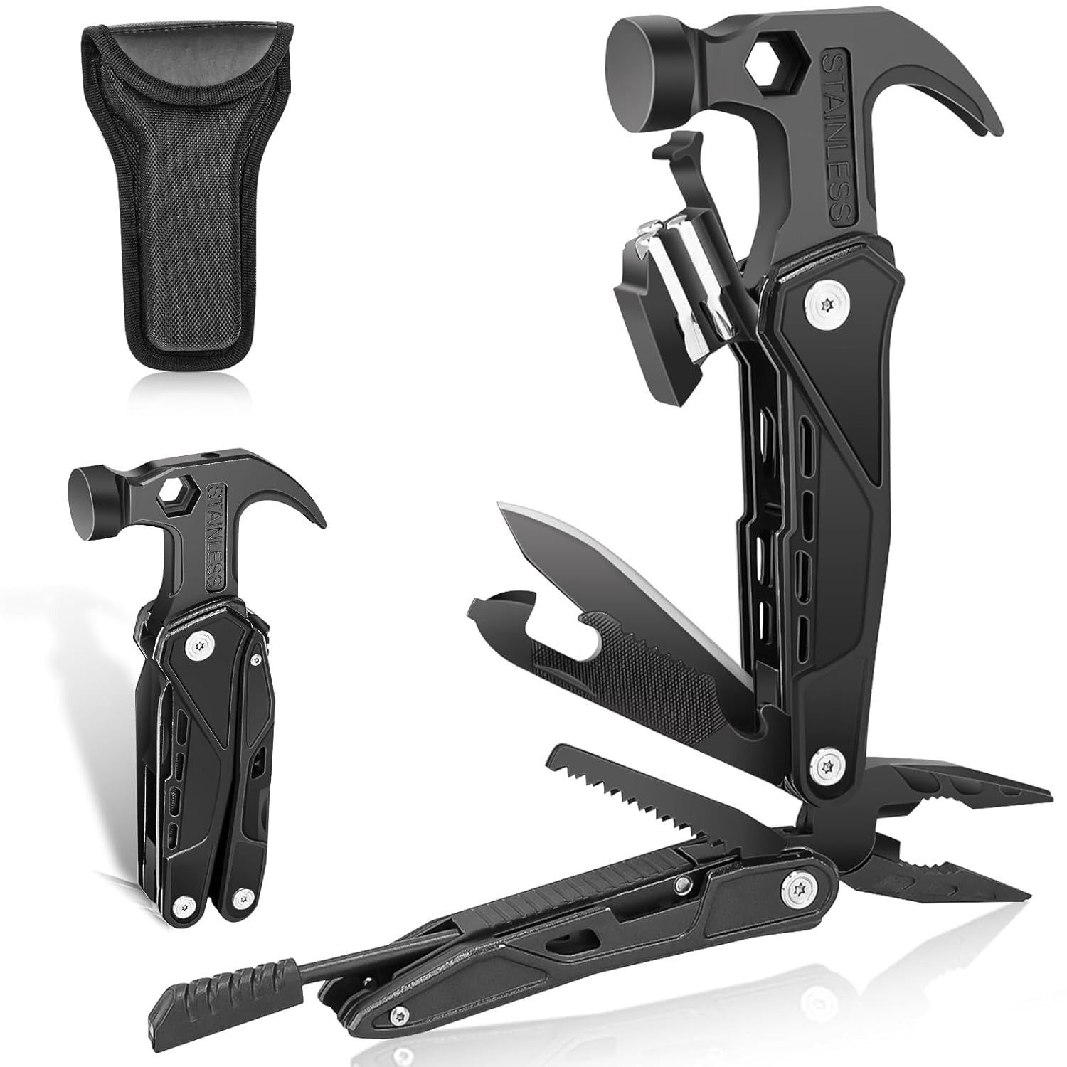 18 in 1 Multitool,Professional Stainless Steel Multitool Pliers